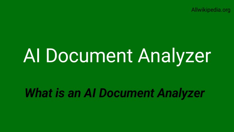 What is an AI Document Analyzer